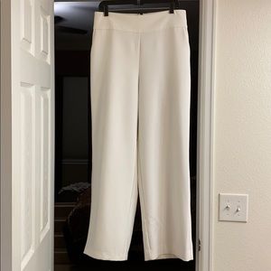 Perfect white wide leg trousers